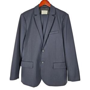 EVERLANE MEN'S 2-PIECE GRAY WOOL BLEND SUIT – COAT SIZE 40, PANT SIZE 32W x 30L